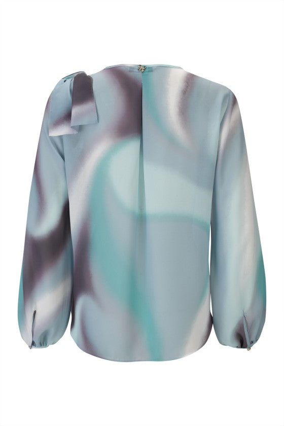 Túnica laço estampado